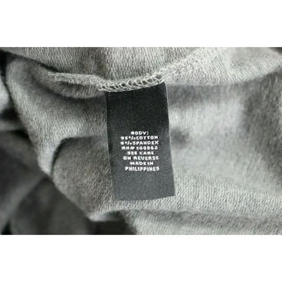 NWT Torrid Gray Terry Cold Shoulder Sheath Sweatshirt Dress Plus Size 3X 22/24 - Picture 6 of 6